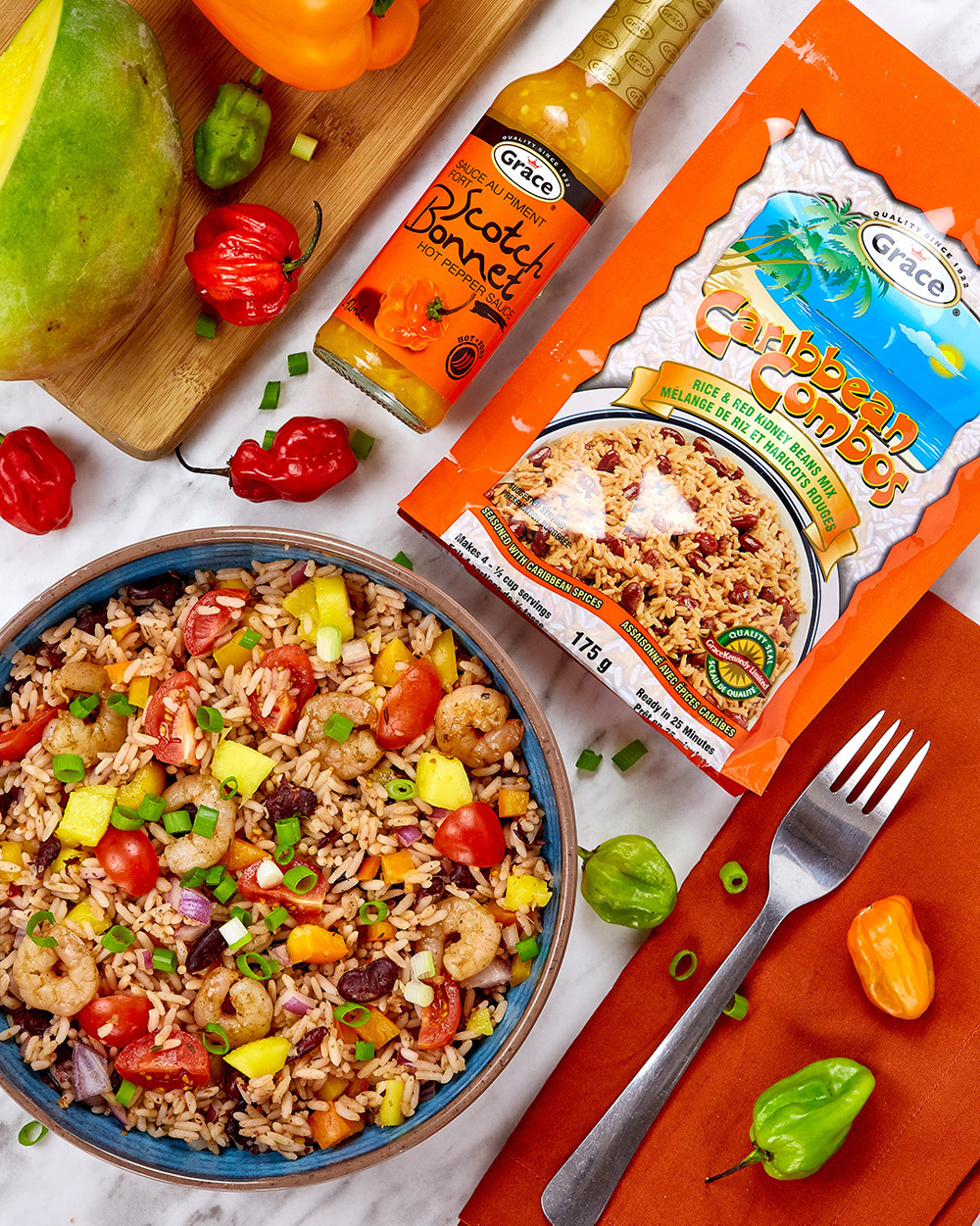 Caribbean Rice Salad M