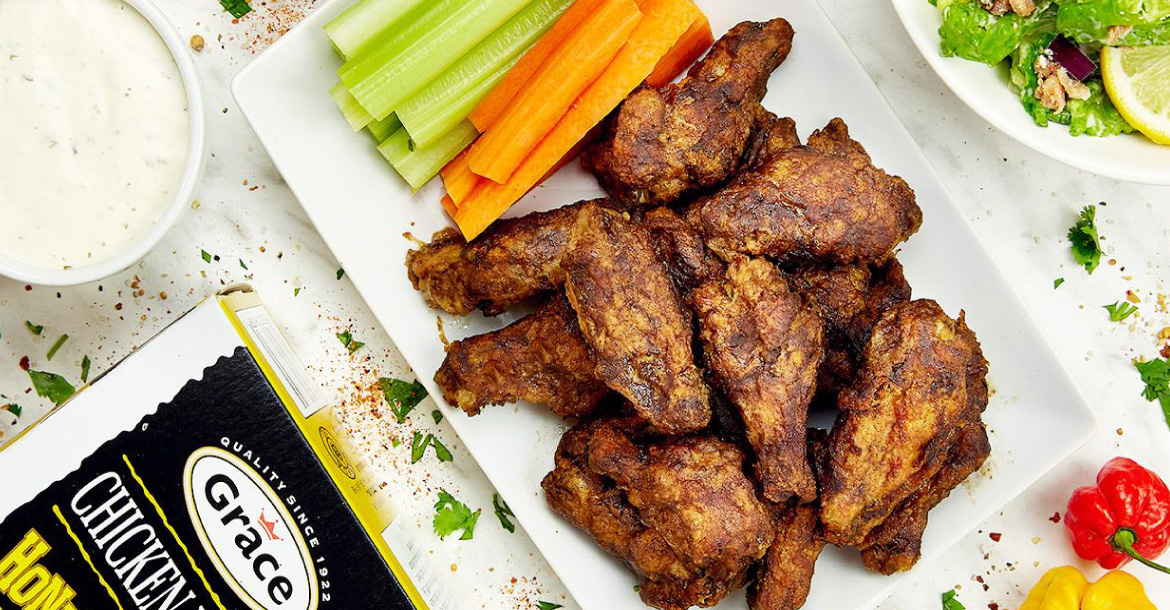 Grace Web Jerk Chicken Wings how to make