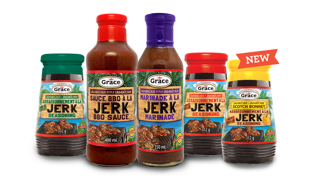 All Grace Jerk Products: Seasonings, Marinades, & Sauces