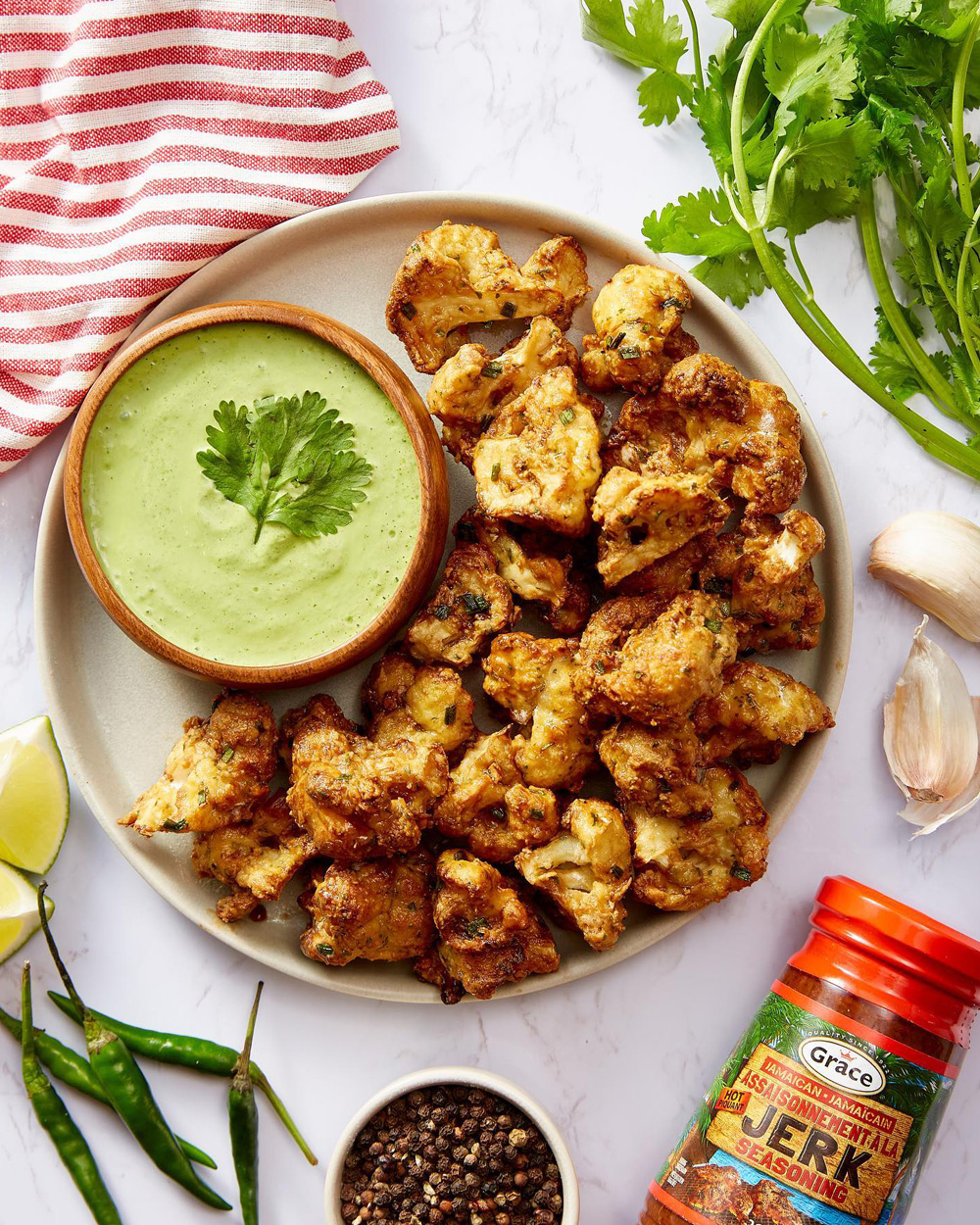 Jerk Cauliflower Wings M
