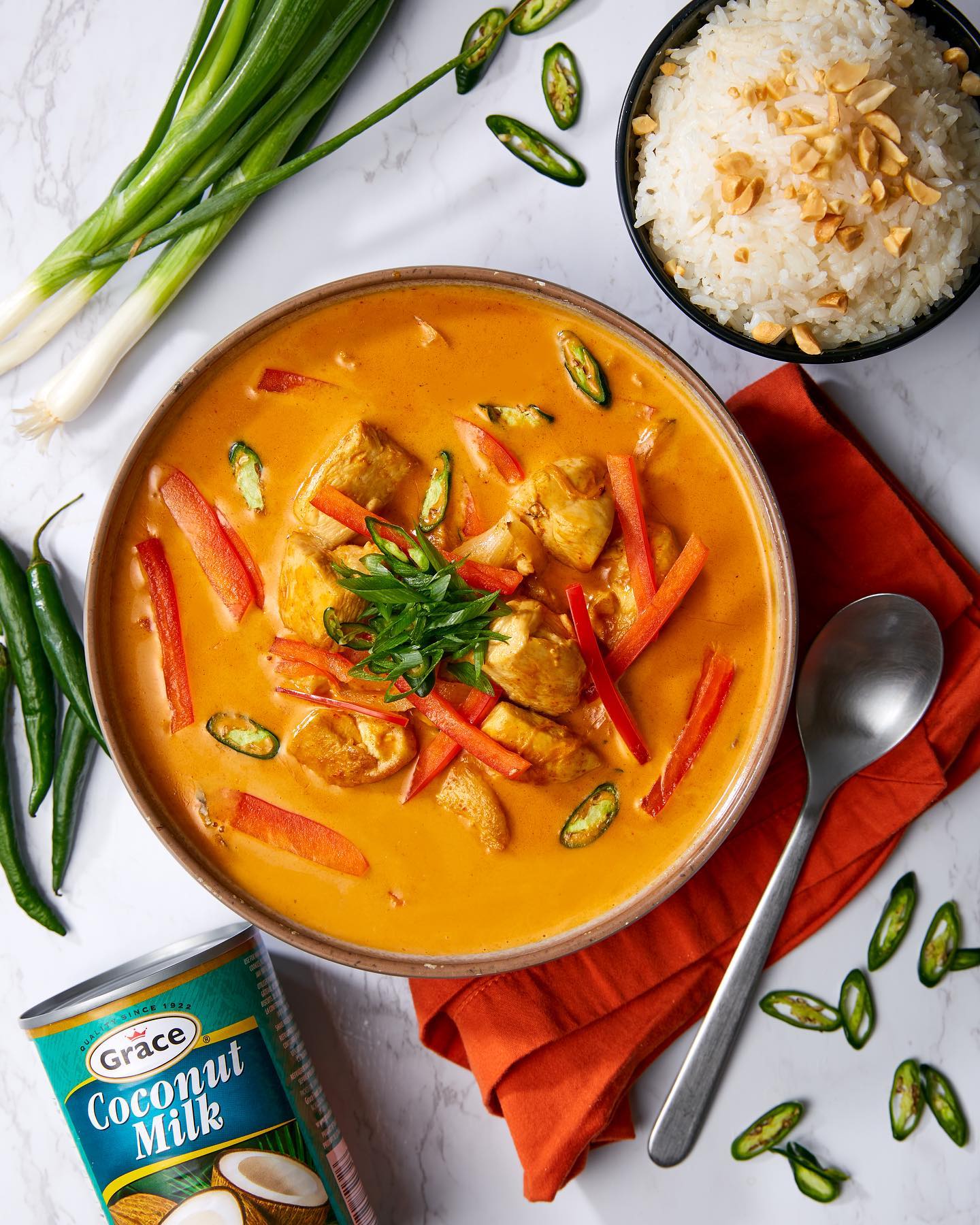 Massaman curry coconut milk
