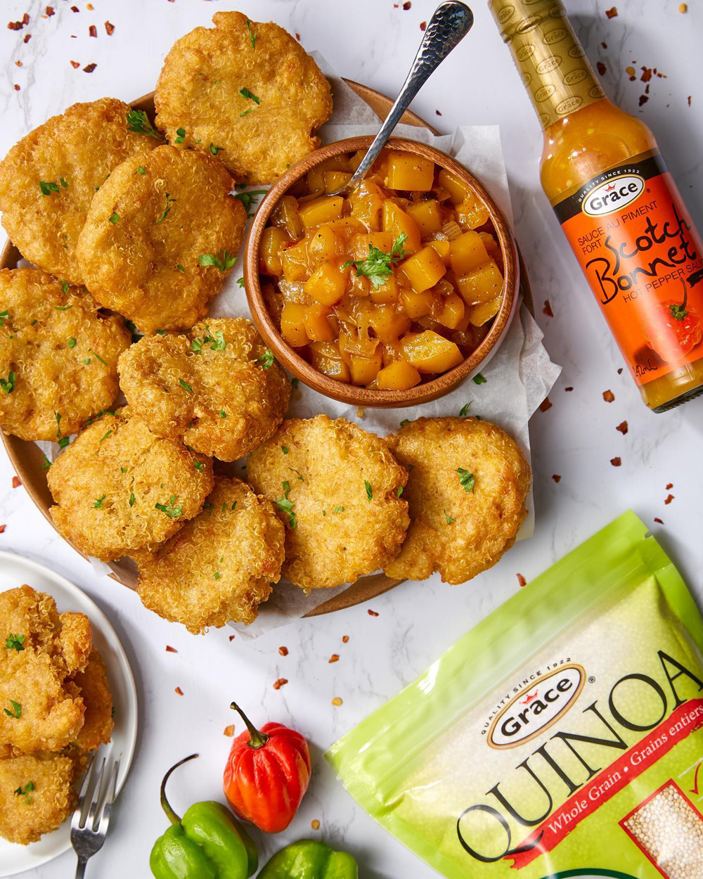 Quinoa fritters