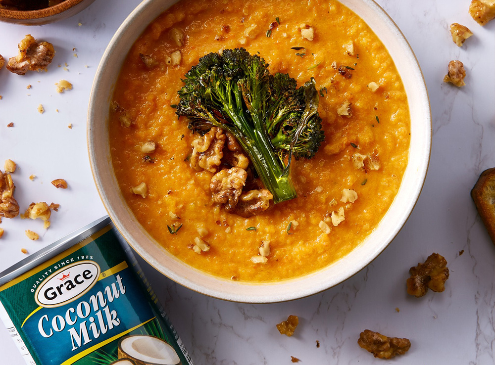 Roasted Carrot Apple Soup L