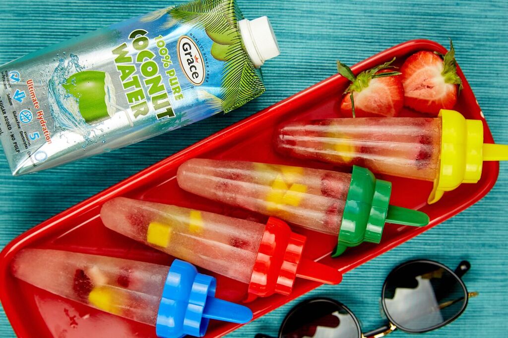 Coconut Water Popsicles